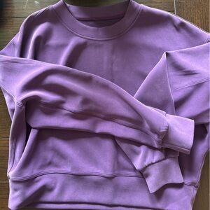 lululemon athletica Purple Crew Neck Sweater